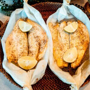 Roasted Branzino